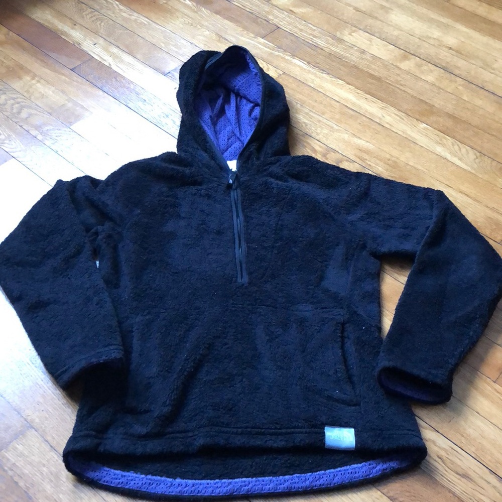 North face half zip hoodie